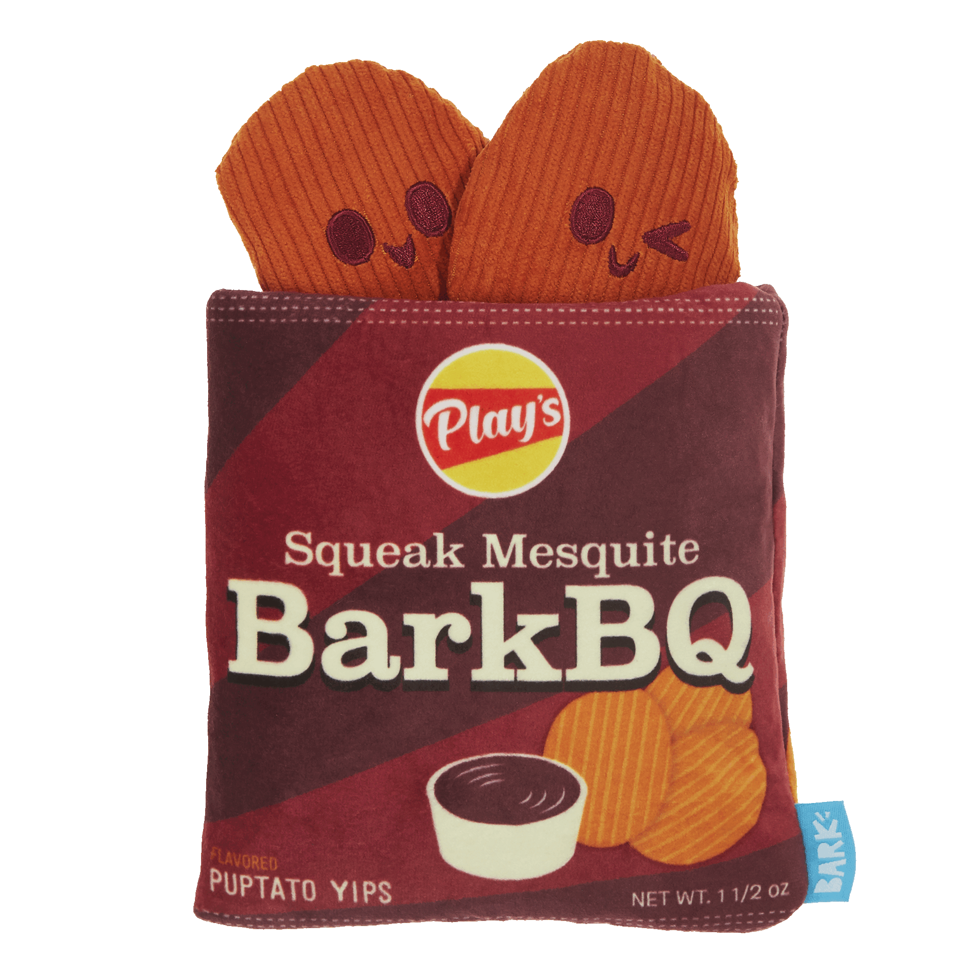 BarkBQ Chips Plush Multi-Part + Enrichment Dog Toy